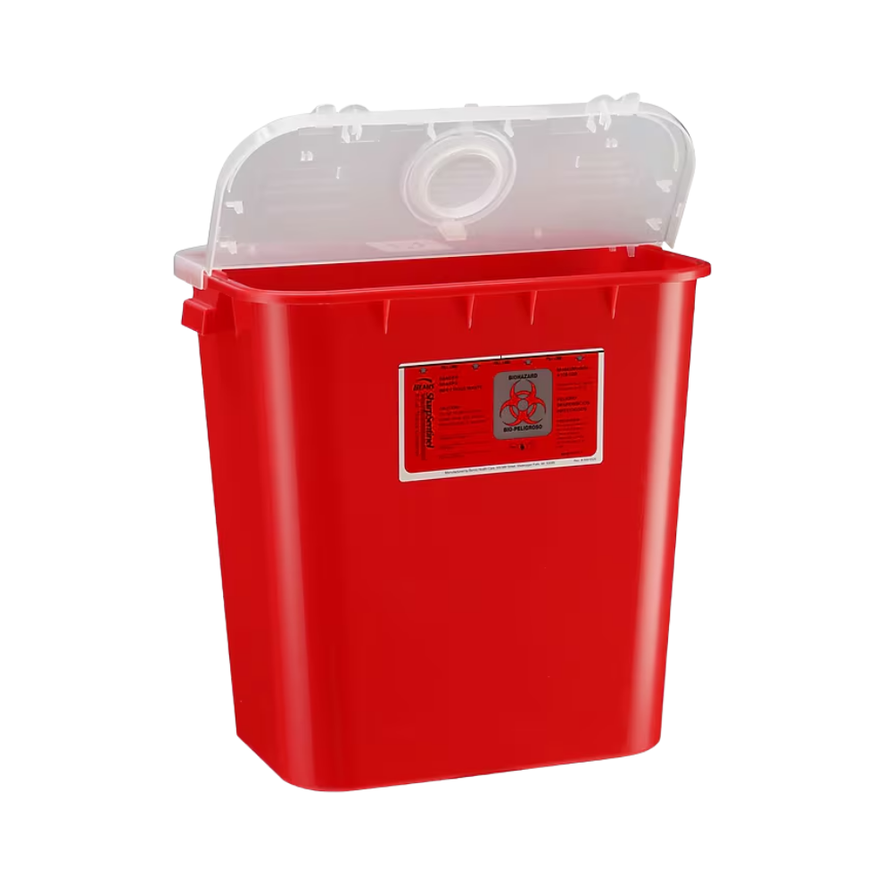 BIO MEDICAL SHARPS WASTE BIN (Small 8L) | Sanitec Limited | Trinidad ...