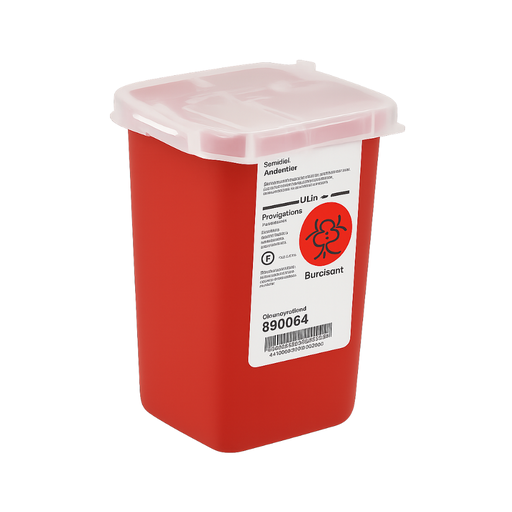 BIO MEDICAL SHARPS WASTE BIN (X-small 1L)
