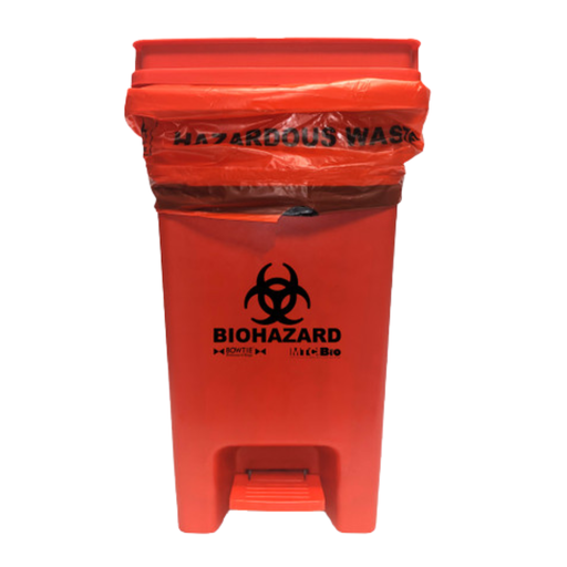 BIO MEDICAL CLINICAL WASTE BIN (Red 60gal)
