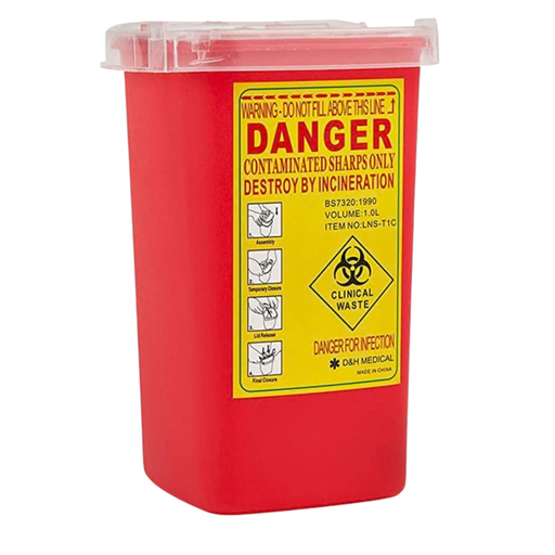 BIO MEDICAL CHEMOTHERAPY WASTE BIN (60gal Red)